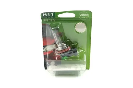 Лампа накаливания H11 12V 55W PGJ19-2 LongerLife Ecovision 1шт blister (пр-во Philips) PHILIPS 12362LLECOB1