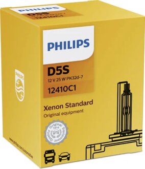 Автолампа ксенонова D5S 12V 25W PK32D-7 PHILIPS 12410C1