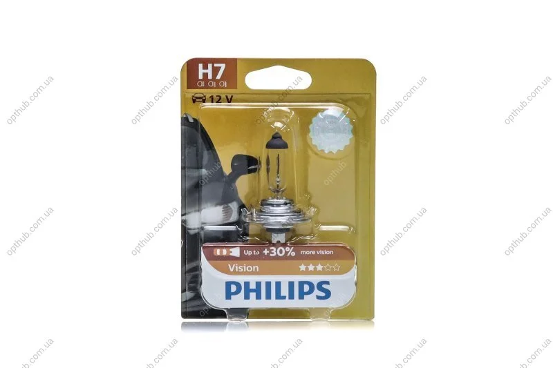 Лампа розжарювання H7Premium12V 55W PX26d (вир-во Philips) PHILIPS 12972PRB1 (фото 1)