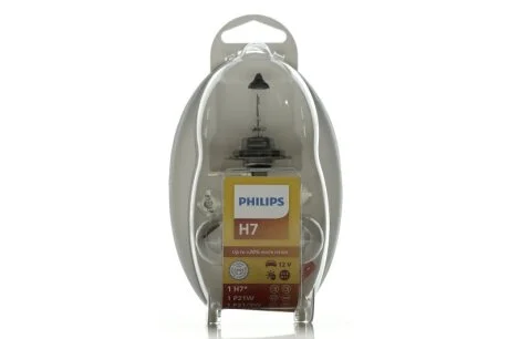 Лампа фарна (набір) H7 12V 55W PX26d (вир-во Philips) PHILIPS 55474EKKM