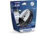 Лампа ксенонова D2R 85V 35W P32d-3 WhiteVision gen2 5000K (вир-во Philips) PHILIPS 85126WHV2S1 (фото 1)