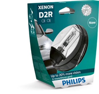 Автолампа ксенонова D2R 85V 35W P32D-3 / X-TREME VISION GEN2 - НА 150% ЗБІЛЬШЕН ПОТІК СВІТЛА / 1ШТ. PHILIPS 85126XV2S1