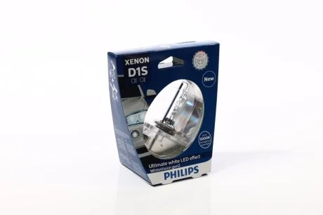 Лампа ксеноновая D1S 85V 35W P32d-3 WhiteVision gen2 5000K (пр-во Philips) PHILIPS 85415WHV2S1