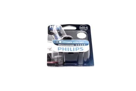 Лампа накаливания HB4 12V 55W P22d Diamond Vision 1шт blister 5000K (пр-во Philips) PHILIPS 9006DVB1