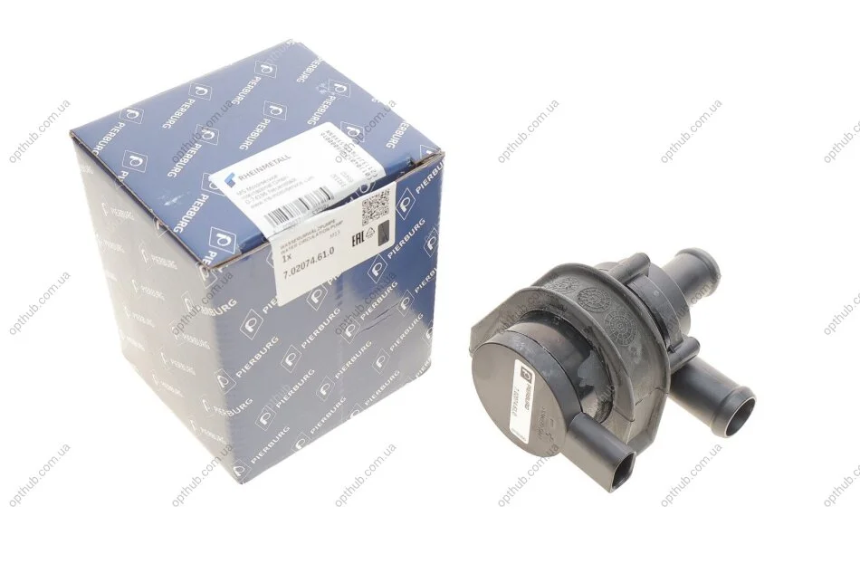 Насос системи охолодження (додатковий) VW T5/T6 2.0 TSI 03-19 UA63 PIERBURG 7.02074.61.0 (фото 1)