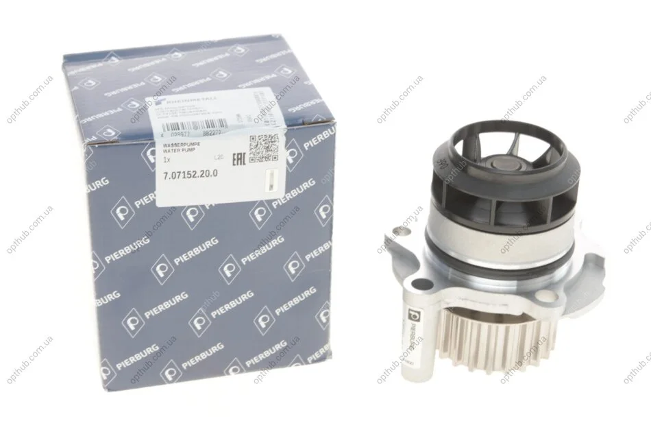 Помпа води Audi A3/A4/A6 2.0TFSI 04-13/Skoda Octavia II RS 2.0TSI 05-13/VW Golf 2.0 07- UA63 PIERBURG 7.07152.20.0 (фото 1)