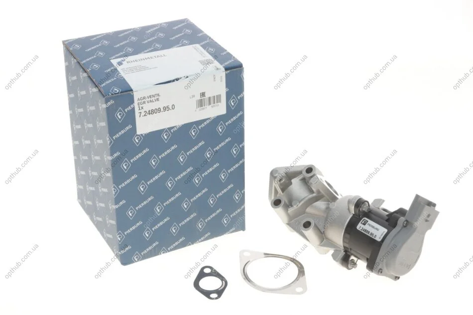 Клапан EGR Land Rover Discovery 2.7TD 24V 04-18 (L) (opt-om) PIERBURG 7.24809.95.0 (фото 1)