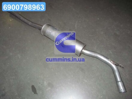 Глушник перед. AUDI 80, VOLKSWAGEN PASSAT (1980-88) POLMOSTROW 01.03