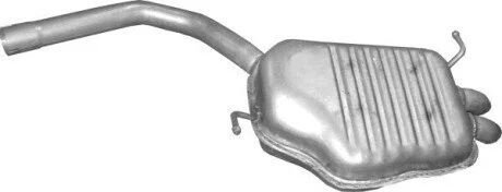 Глушник, алюм. сталь, задн. част. Audi A4 1.9 TDi Turbo Diesel 04/01-06/04 sedan, combi (01.130) Polmostrow POLMOSTROW 01130