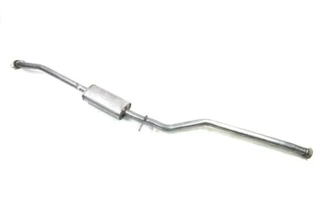 Глушник, алюм. сталь, середн. част. Citroen Berlingo, Peugeot Partner 1.1i /1.4i/1.6i (-08) POLMOSTROW 04.141
