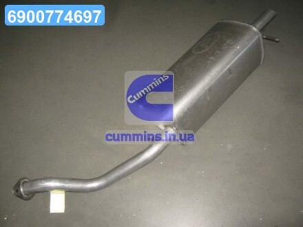 Глушник задн. DAEWOO LANOS (ое 96182256) хетчбек POLMOSTROW 05.10