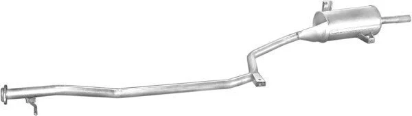 Глушник алюм. сталь, задн. частина Hyundai Pony 89-94/Excel 89-94 1.3/1.5 hatcback (10.011) Polmostrow POLMOSTROW 10011 (фото 1)