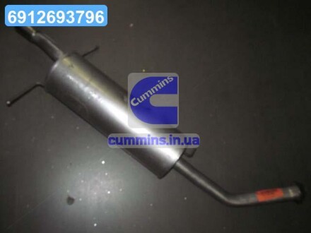 Глушник задн. MAZDA 626 POLMOSTROW 12.05