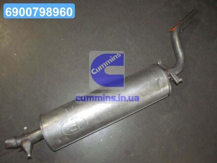 Глушник задн. MERCEDES W123 POLMOSTROW 13.02