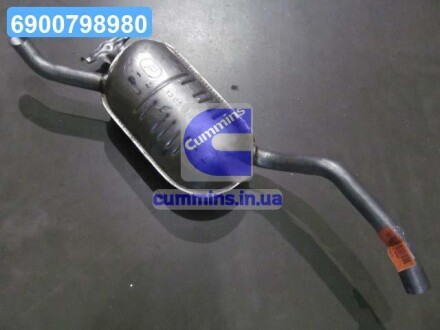 Глушник задн. MERCEDES W124 POLMOSTROW 13.05