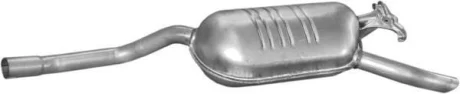 Глушник задн. MERCEDES W124 (вир-во Polmostrow) POLMOSTROW 13.05