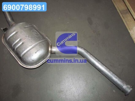 Глушник центр. MERCEDES W124 POLMOSTROW 13.07