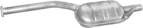 Глушник центр. MERCEDES W124 (вир-во Polmostrow) POLMOSTROW 13.07