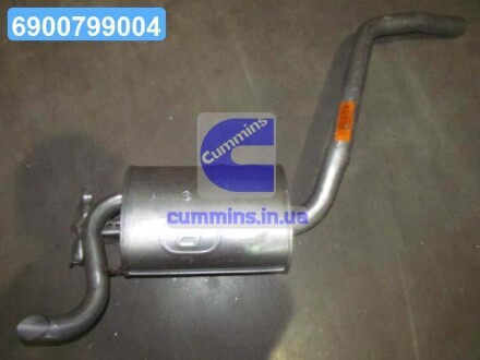 Глушник задн. MERCEDES W201 POLMOSTROW 13.09