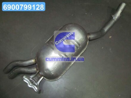 Глушник задн. MERCEDES W124 POLMOSTROW 13.42