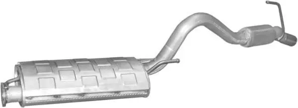 Глушник задн. Mitsubishi L200 2.5 Turbo Diesel (вир-во Polmostrow) POLMOSTROW 14.145 (фото 1)
