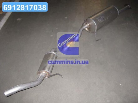 Глушник з рез-ом NISSAN SERENA POLMOSTROW 15.110