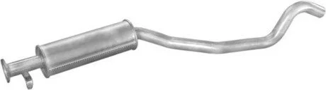 Глушник алюм. сталь, середн. частина Opel Vectra 2.0/2.5 kat 88-95 (17.272) Polmostrow POLMOSTROW 17272