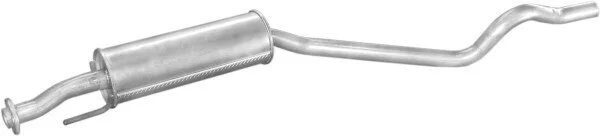 Глушник, алюм. сталь, середн. част. Opel Astra 1.7D kat 91-98 (17.81) Polmostrow POLMOSTROW 1781 (фото 1)