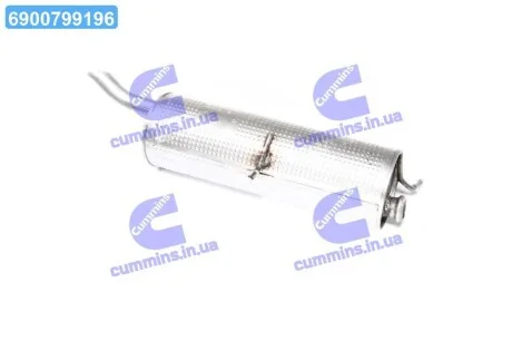 Глушник задн. PEUGEOT 307 хетчбек (вир-во Polmostrow) POLMOSTROW 19.204