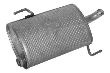 Глушник задн. Peugeot 206 SW універсал (2E, K) (2002-06) POLMOSTROW 19.403