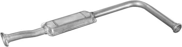 Глушник, алюм. сталь, середн. част. Renault Clio 1.2i; 1.4i kat 90-98 (21.10) Polmostrow POLMOSTROW 2110 (фото 1)