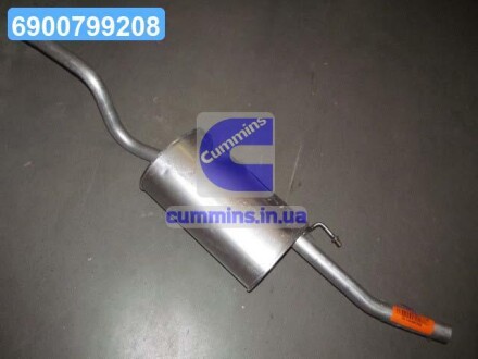 Глушник задн. RENAULT SYMBOL POLMOSTROW 21.275