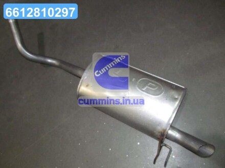 Глушник задн. RENAULT KANGOO POLMOSTROW 21.295