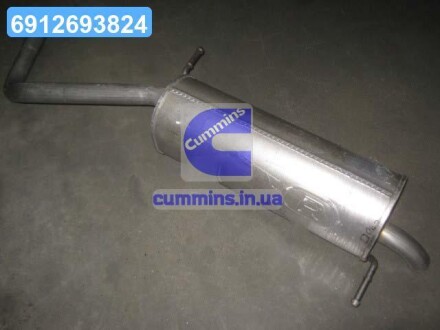 Глушник задн. SEAT IBIZA 1.4, SKODA FABIA 1.4, VW POLO 1.4 HATCHBACK POLMOSTROW 24.35