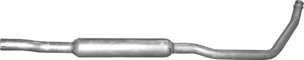 Глушник алюм. сталь, середн. частина Suzuki SX4 / Fiat Sedici (25.13) Polmostrow POLMOSTROW 2513 (фото 1)