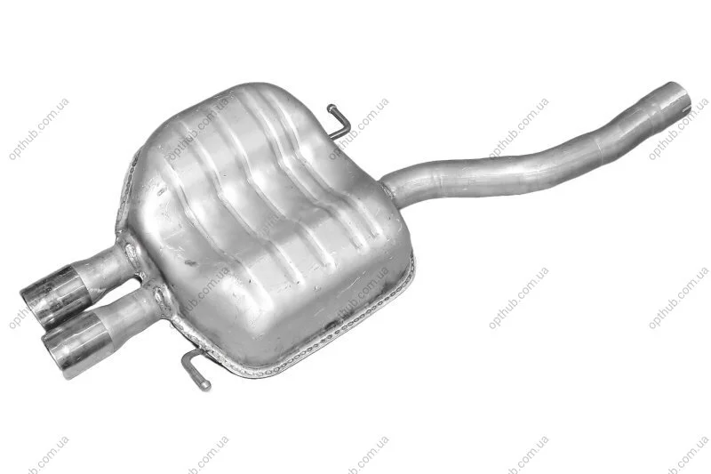 Глушник алюм. сталь, задн. частина VW Passat 2.0 TFSi 08/05-08/10 200HP (30.105) Polmostrow POLMOSTROW 30105 (фото 1)
