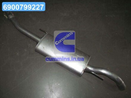 Глушник задн. VW PASSAT POLMOSTROW 30.130