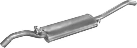 Глушник задн. VW JETTA (вир-во Polmostrow) POLMOSTROW 30.14
