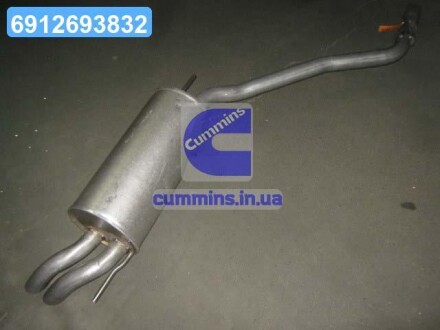 Глушник задн. VW TRANSPORTER T4 POLMOSTROW 30.237