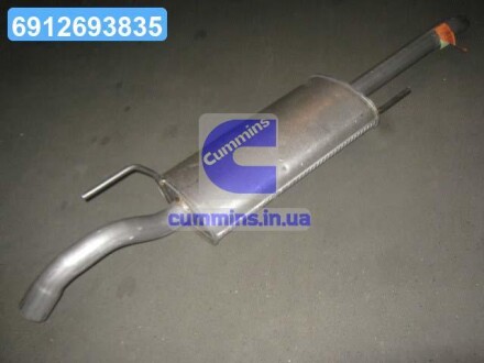 Глушник задн. VW PASSAT POLMOSTROW 30.37