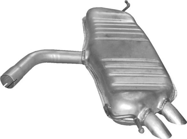 Глушник, алюм. сталь, задн. част. VW Golf V 2.0 SDi Diesel hatchback 01/04-11/08 (30.617) Polmostrow POLMOSTROW 30617 (фото 1)