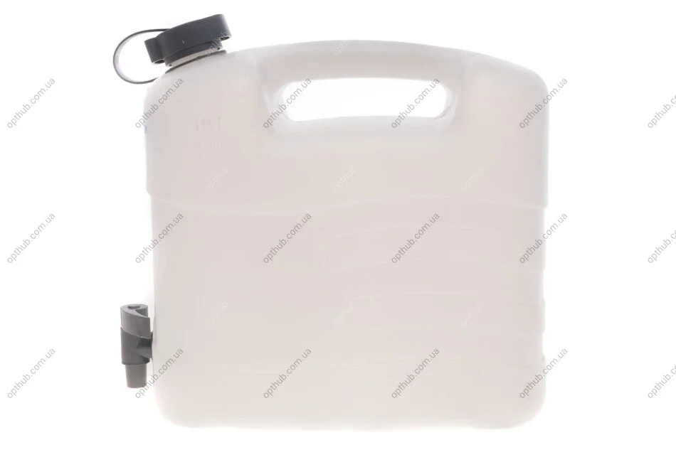 Каністра з краном, для води, 10 л, поліетилен. PRESSOL 21 163 (фото 1)