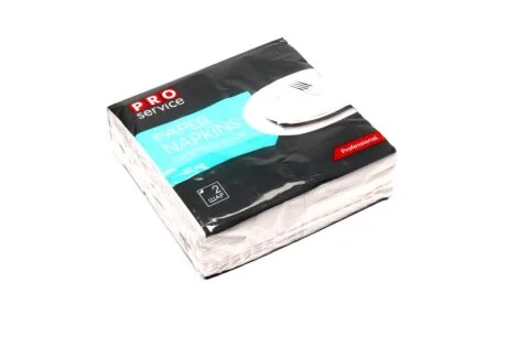 Серветки 33х33, двошарові, складання 1/8, 50шт, PRO SERVICE 3523080922