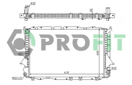 Радиатор охлаждения PROFIT 0012A5