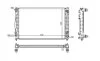 Радиатор охлаждения УЦЕНКА. НЕЗНАЧИТЕЛЬНАЯ ДЕФОРМАЦИЯ ВТО. РАДИАТОР AUDI A4 95-01, A6 97-05, VW PASSAT 96- PROFIT 0014A3 (фото 2)