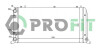Радіатор охолоджування РАДИАТОР AUDI 80 86-94, 100 83-90 (МКПП) (-A/C) -ua PROFIT 0016A2 (фото 1)
