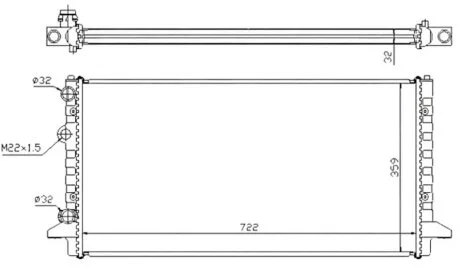 Радіатор охолоджування PROFIT 1740-0017