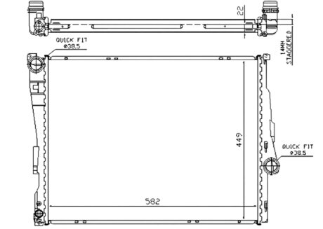 Радіатор охолоджування PROFIT 1740-0065