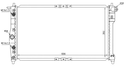 Радіатор охолоджування PROFIT 1740-0101