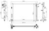 Радіатор охолоджування РАДИАТОР RENAULT/DACIA LOGAN 12-. SANDERO 12-. DUSTER 15-. DOKKER 12-. LODGY -ua PROFIT 1740-0177 (фото 1)